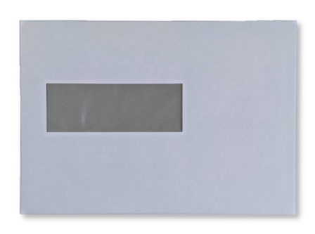 Vensterenvelop EA5 15,6 x 22 cm Wit per doos