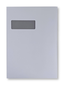 Vensterenvelop C4 22,9 x 32,4 cm Wit per doos