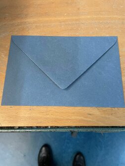 Envelop 12 x 18 cm JEANS
