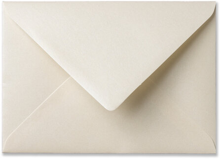 Envelop 11 x 15,6 cm Metallic Cream
