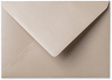 Envelop 12 x 18 cm Metallic Sand