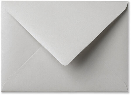 Envelop 12 x 18 cm Metallic Platinum