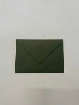 Envelop 11 x 15,6 cm Dennengroen