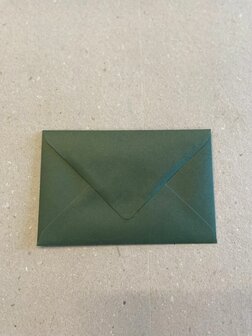 Envelop 12 x 18 cm Dennengroen