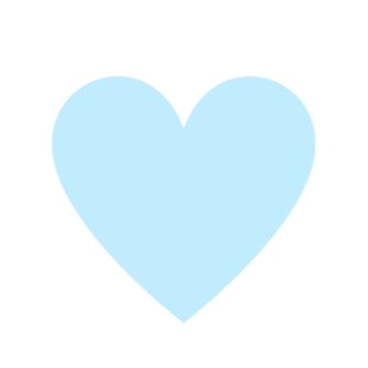 Sluitzegel hartje Babyblauw