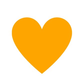 Sluitzegel hartje Oranje