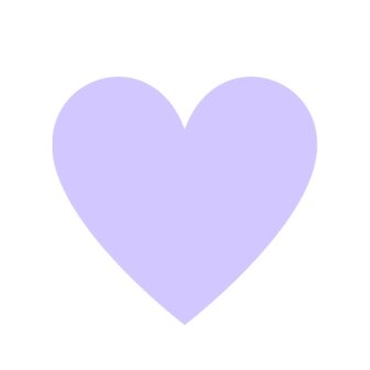 Sluitzegel hartje Lavendel