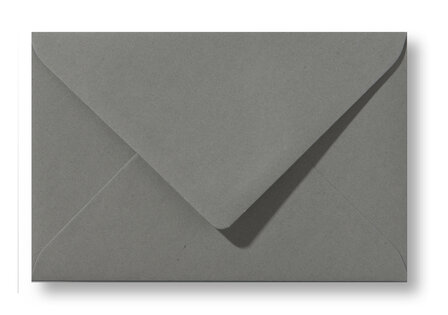 Envelop 11 x 15,6 cm Donkergrijs