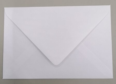 Envelop Chromolux (Hoogglans) wit 12 x 18 cm