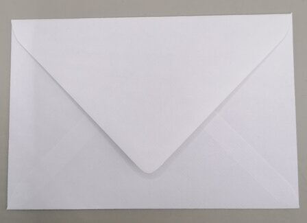 Envelop kraft wit 12 x 18 cm