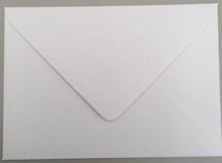 Envelop 11 x 15,6 cm gebroken wit
