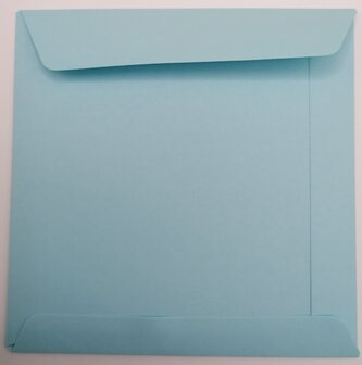 Envelop 10,5 x 10,5 cm Laguneblauw