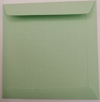 Envelop 10,5 x 10,5 cm lentegroen
