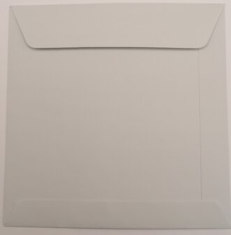 Envelop 10,5 x 10,5 cm zilvergrijs