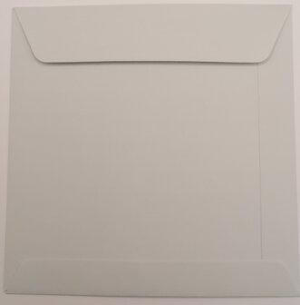 Envelop 10,5 x 10,5 cm zilvergrijs
