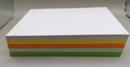 Pak gekleurde vellen 120 Gram A5