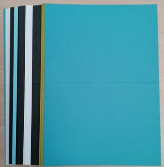 regenboog kaarten 25 stuks 17 x 23 cm