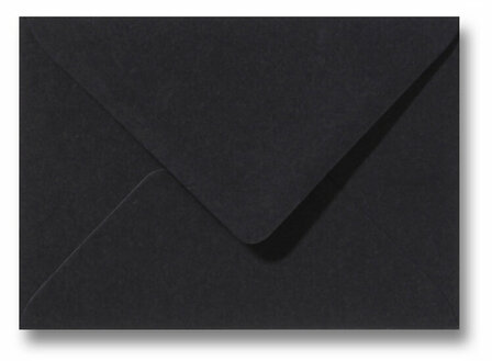 Envelop 11 x 15.6 cm zwart kraft  
