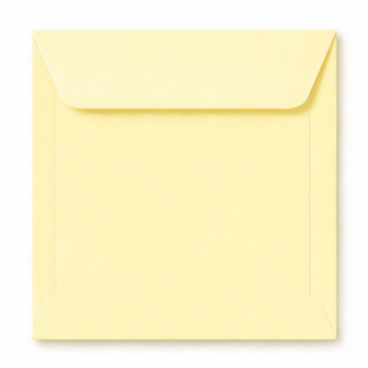 Envelop 10,5 x 10,5 cm zachtgeel