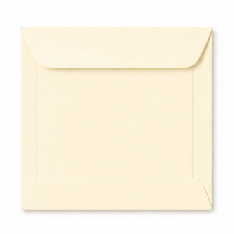 Envelop 19 x 19 cm Ivoor