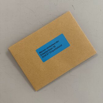 etiketten-bedrukken-adressticker 70. x 32 mm - blauw