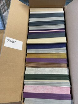 Doos vol met Enveloppen 12.5 x 14 cm