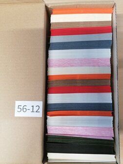Doos vol met Enveloppen  14 x 14 cm 