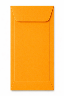 Envelop12,5 x 31,2 cm Goudgeel