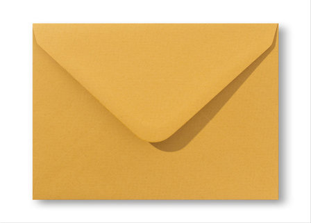 Envelop  15,6 x 22 cm Oker geel