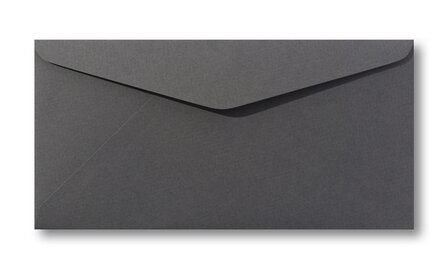 Envelop 11 x 22 cm Antracietgrijs