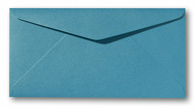 Envelop 9 x 22 cm Metallic Curacao