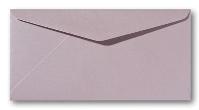 Envelop 9 x 22 cm Metallic Rose
