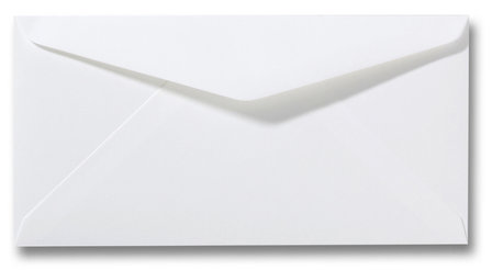 Envelop 9 x 22 cm Gebroken wit