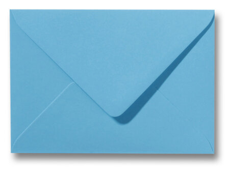 Envelop 12,5 x 17,6 cm Oceaanblauw