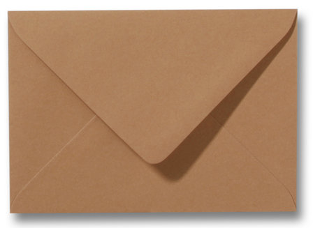 Envelop 12,5 x 17,6 cm Bruin