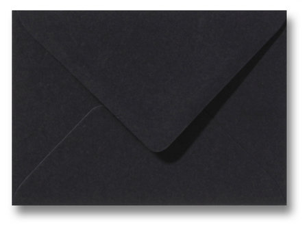 Envelop 11 x 15,6 cm Zwart
