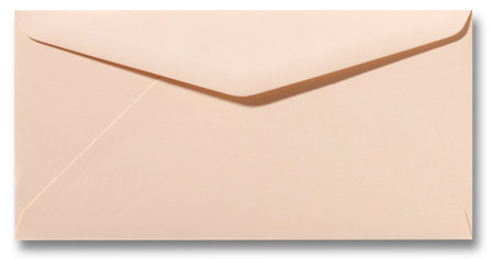 Envelop 11 x 22 cm Abrikoos