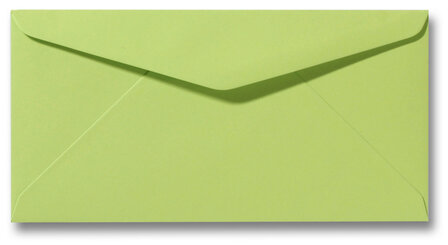 Envelop 11 x 22 cm Lindegroen