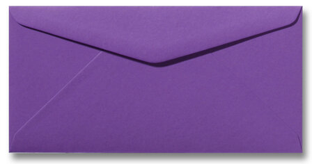 Envelop 11 x 22 cm Paars