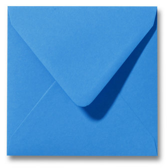 Envelop 12 x 12 cm Koningsblauw