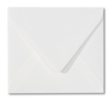Envelop 12,5 x 14 cm Gebroken wit