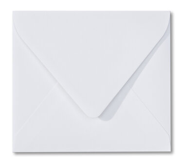 Envelop 12,5 x 14 cm Wit