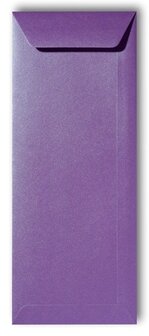 Envelop 12,5 x 31,2 cm Metallic Violet