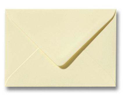 Envelop 13 x 18 cm Zachtgeel