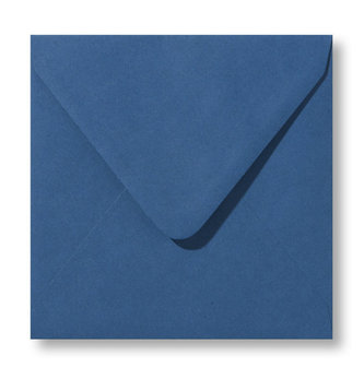 Envelop 14 x 14 cm Donkerblauw