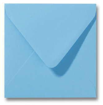 Envelop 14 x 14 cm Oceaanblauw
