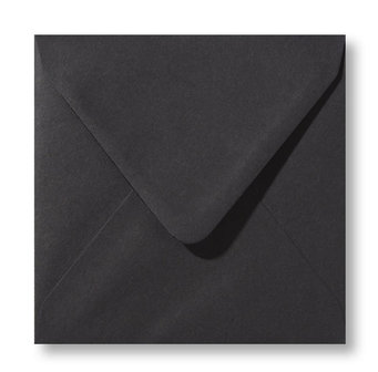 Envelop 14 x 14 cm Zwart