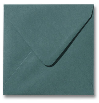 Envelop 16 x 16 cm Donkergroen