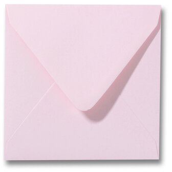 Envelop 16 x 16 cm Lichtroze