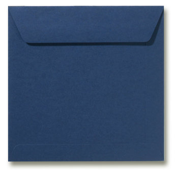 Envelop 17 x 17 cm Donkerblauw